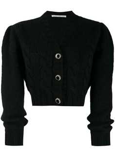 Alessandra Rich cropped knit cardigan