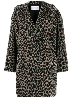 Harris Wharf London leopard-print faux fur coat