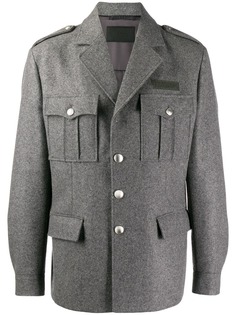 Prada куртка Loden в стиле милитари