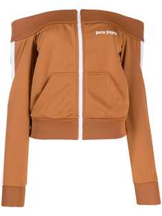 Palm Angels off-shoulder track top