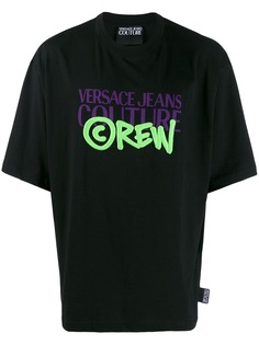 Versace Jeans Couture футболка с вышивкой
