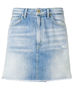 Dondup джинсовая юбка с выцветшим эффектом