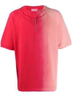 Diesel Red Tag футболка с застежкой на молнии