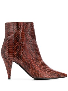 Marc Ellis embossed pointed boots