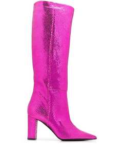 Marc Ellis textured knee-length boots