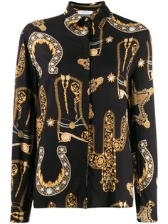 Versace Collection VERSACE COLLECTION G35372G604661 G7008 NERO STAMPA Natural (Vegetable)->Cotton