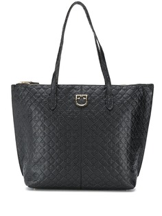 Furla logo embossed tote bag