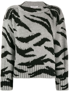 Philosophy Di Lorenzo Serafini animal pattern wool sweater