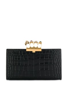 Alexander McQueen клатч с ручкой-кастетом