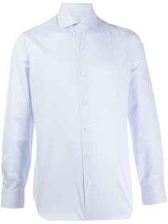 Barba pinstripe button shirt