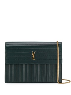 Saint Laurent структурированная сумка-сэтчел с логотипом
