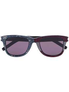 Saint Laurent Eyewear декорированные солнцезащитные очки