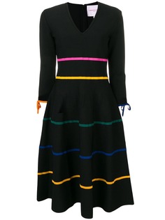 Carolina Herrera платье с полосками