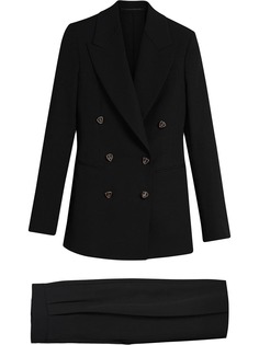 Burberry Crest Button Wool Silk Tailored Jacket