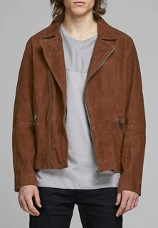 Куртка кожаная Jack & Jones