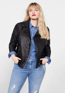Куртка кожаная Violeta by Mango