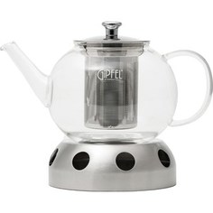 Чайник заварочный 1.0 л с подставкой для подгрева Gipfel (7085)