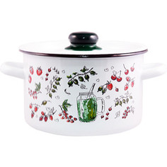 Кастрюля эмалированная 4,5 л Appetite Compote (1с17с)