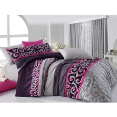 Комплект постельного белья Cotton Life 1,5 сп Jadore фуксия (8021)
