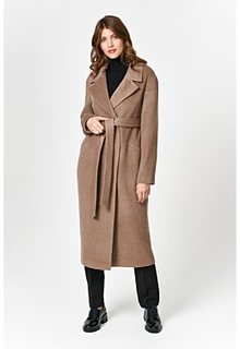 Полушерстяное пальто с поясом Снежная Королева