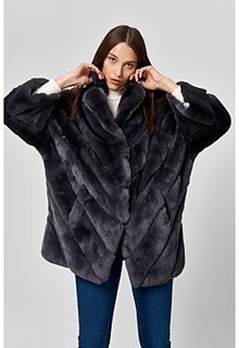 Шуба из меха кролика Virtuale Fur Collection