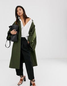 Тренч ASOS DESIGN - Зеленый