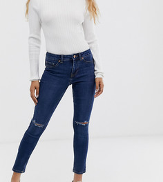 Рваные джинсы скинни New Look Petite - Синий