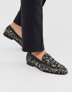 Лоферы с верхом из парчи WALK London jude