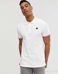 Белое поло с контрастной отделкой Jack & Jones Originals - Белый