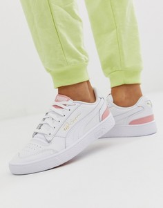Кроссовки белого и розового цвета Puma Ralph Sampson