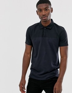 Темно-синее поло Jack & Jones Premium - Темно-синий