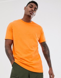 Оранжевая свободная футболка Bershka Join Life - Оранжевый