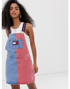 Джинсовое платье-комбинезон Tommy Jeans summer heritage