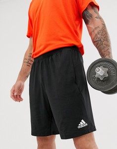 Черные шорты adidas training