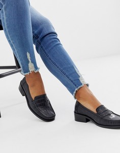 Черные лоферы в стиле 90-х ASOS DESIGN Marley - Черный