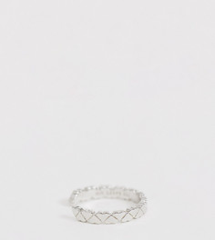 Серебристое кольцо с отделкой в виде сердца Ted Baker - Серебряный
