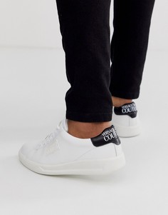 Белые кроссовки с логотипом Versace Jeans Couture - Белый