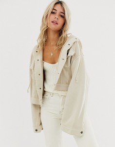 Куртка с капюшоном Free People Dreamers - Серый