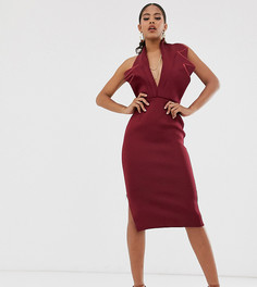 Платье-халтер миди ASOS DESIGN Tall - Красный