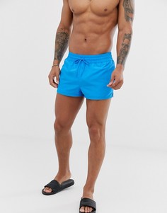 Синие короткие шорты для плавания ASOS DESIGN - Синий