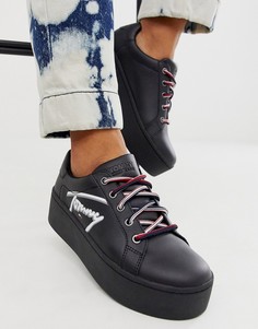 Кроссовки на платформе с логотипом Tommy Jeans Icon - Черный