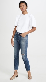 Citizens of Humanity Vera Gathered Shoulder Top