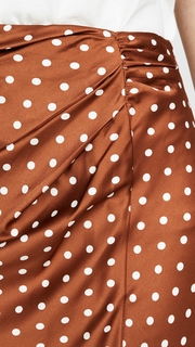 J.O.A. Twist Detail Overlap Skirt