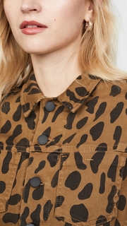 LAGENCE Celine Spot Animal Print Jacket
