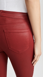 LAGENCE Margot Coated High Rise Skinny Jeans