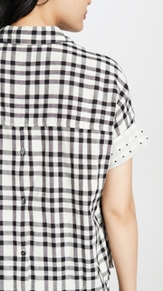 Madewell Courier Button Back Top