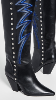 Toga Pulla Tall Embroidered Boots