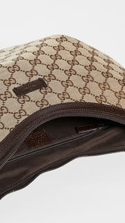 What Goes Around Comes Around Gucci Brown Canvas Round Messenger Bag