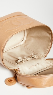 What Goes Around Comes Around Chanel Beige Caviar Vanity