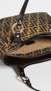 What Goes Around Comes Around Fendi Brown Zucca Shoulder Bag